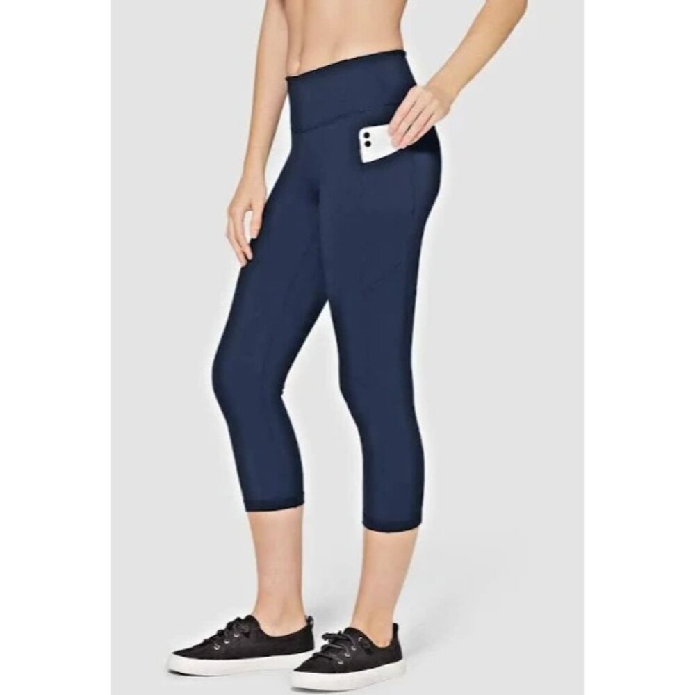 Tommy John Leggings size XL, Blue  Cropped Pocket, Women's Go Anywhere